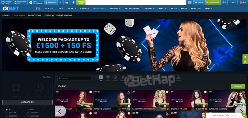 1xBet Casino