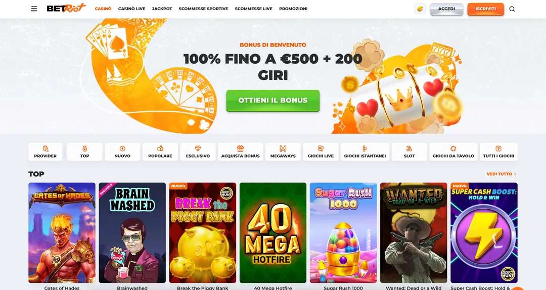 Betriot Casino Recensione