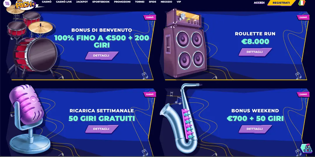 Bonus e Promozioni