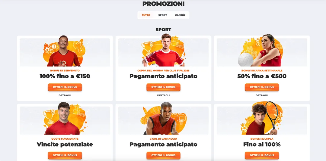 Bonus e Promozioni su Betriot