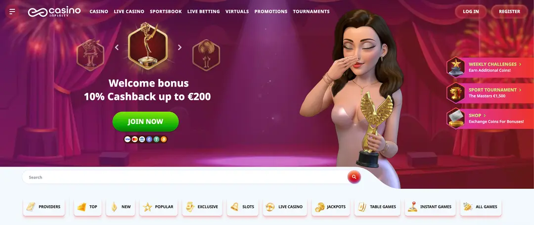 Casinò Infinity Recensione