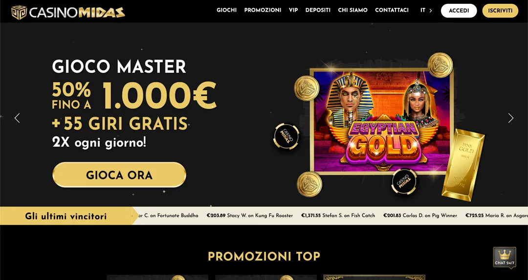 Casino Midas Recensione