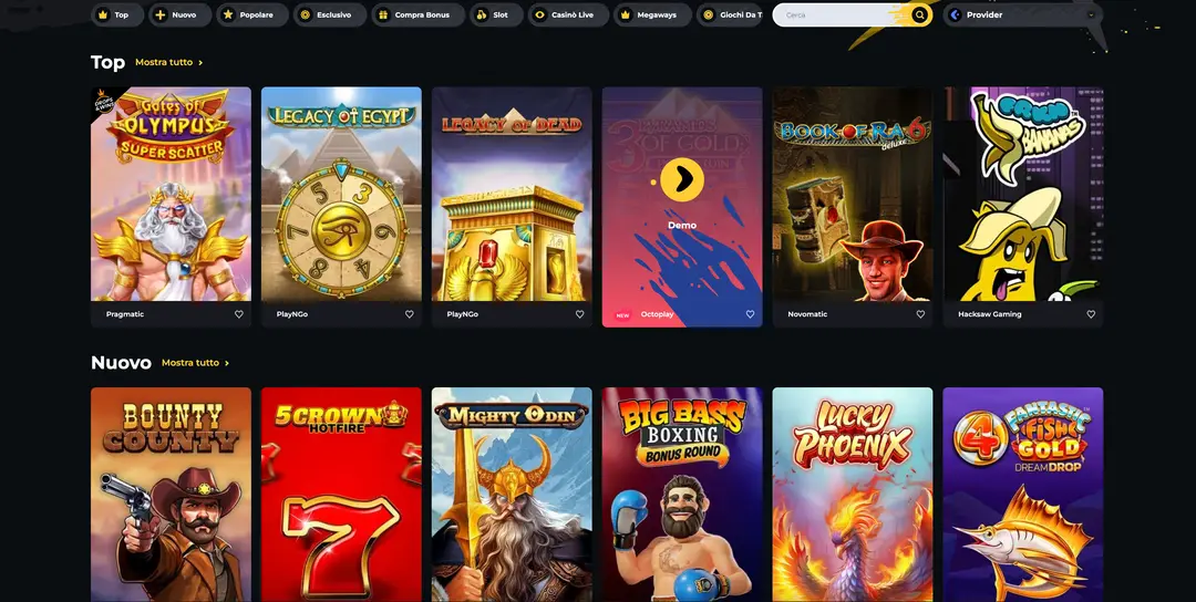 Giocare su Boomerang Casino