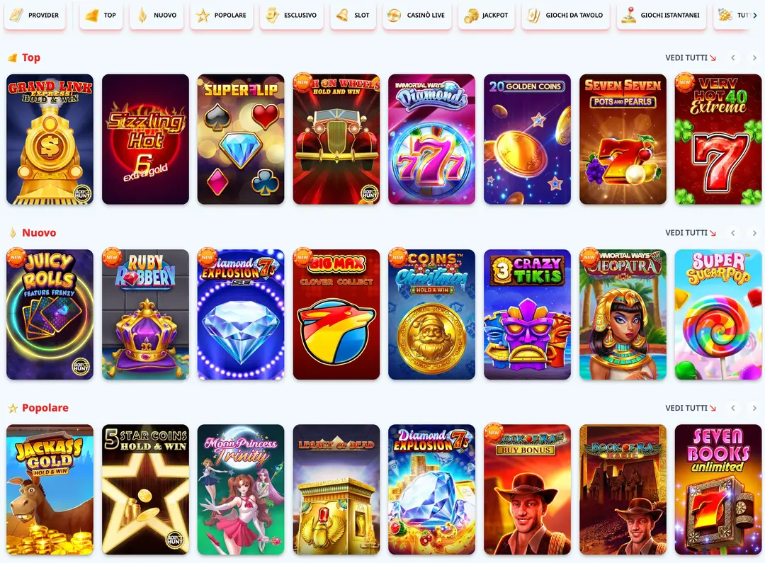 Giocare su InfinityCasino Online