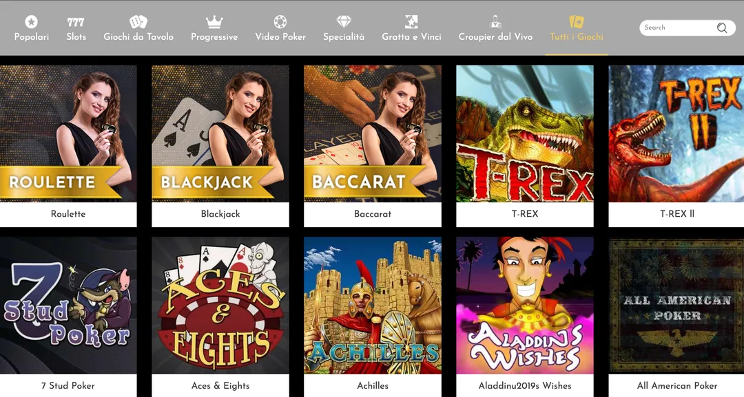 Gioco e Slot Machine al Casino Midas