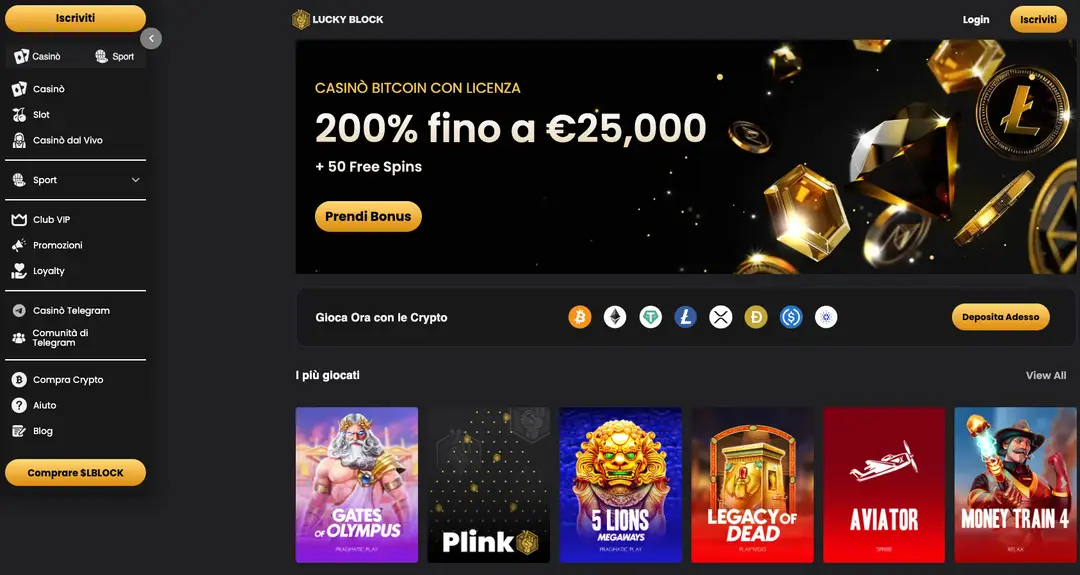 Lucky Block Casino Recensione