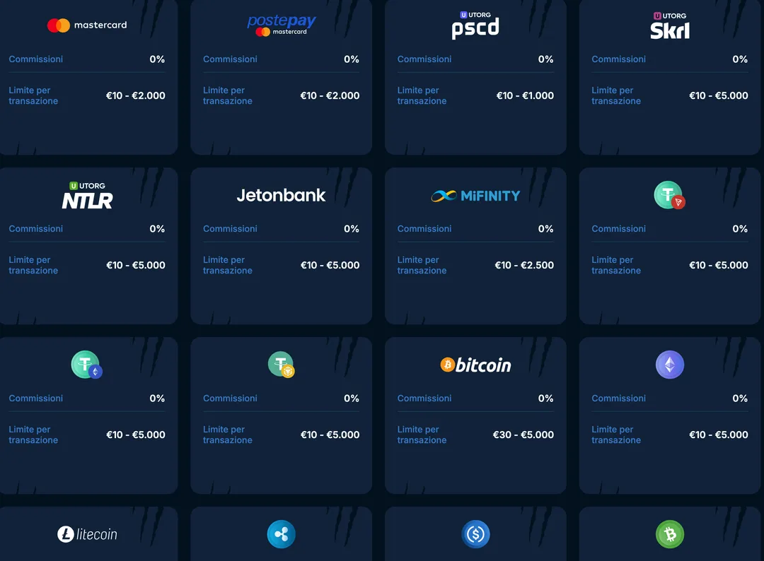 Metodi di Pagamento su Playzilla