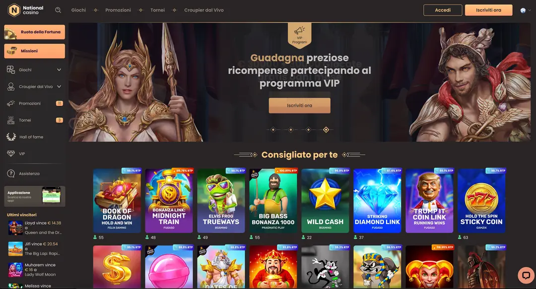 National Casino Recensione
