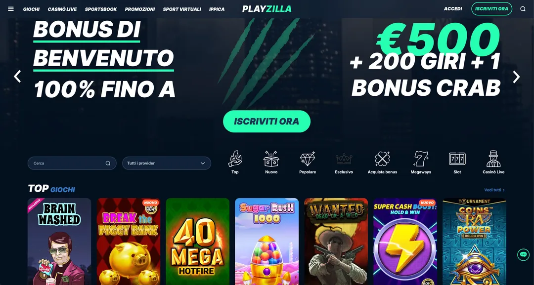 Playzilla Casino Recensione