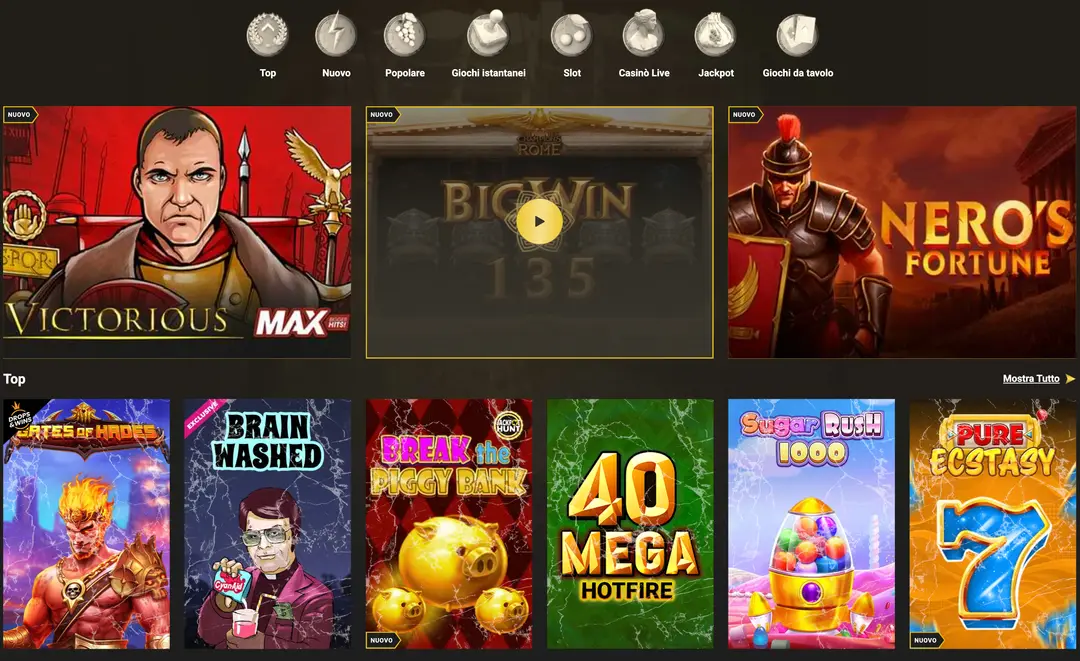 Selezione di Giochi Casinoly