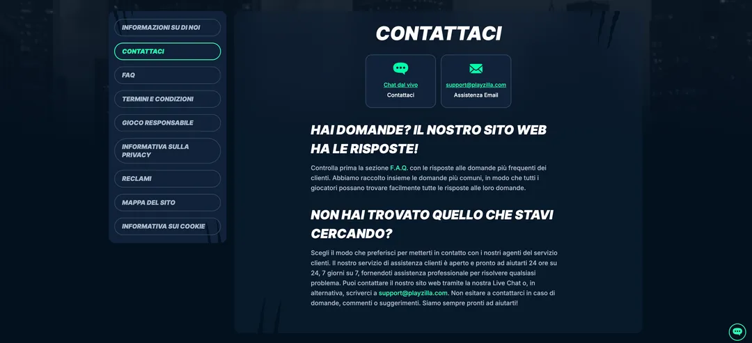 Servizio Clienti e Assistenza