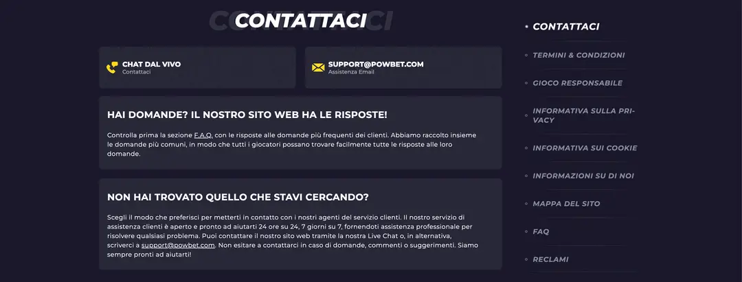 Servizio Clienti