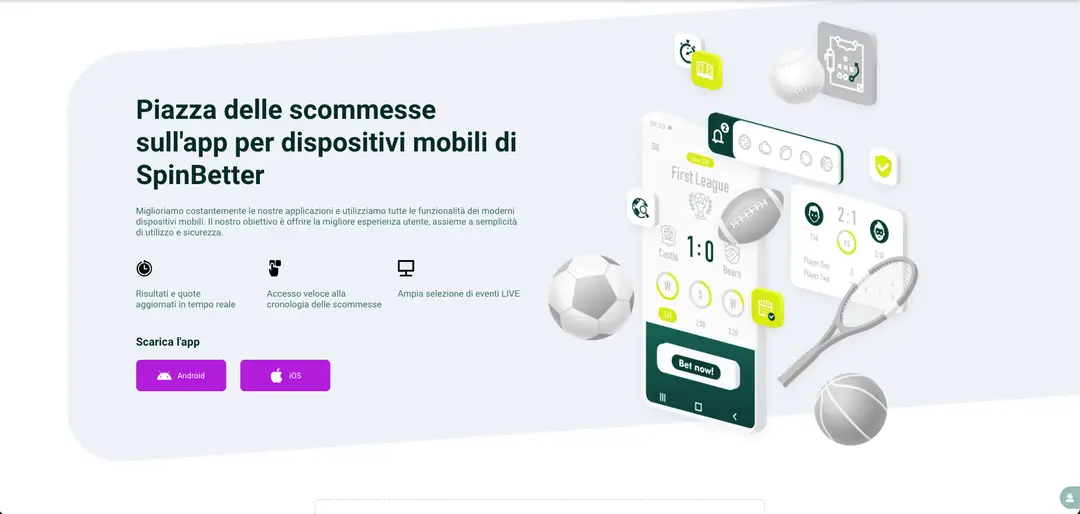 SpinBetter Mobile e Accessibilità