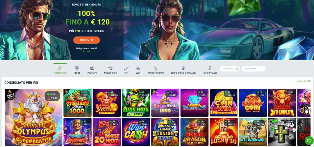 Tipologie di Gioco al 20BetCasino