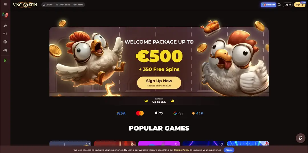 Vincispin Casino