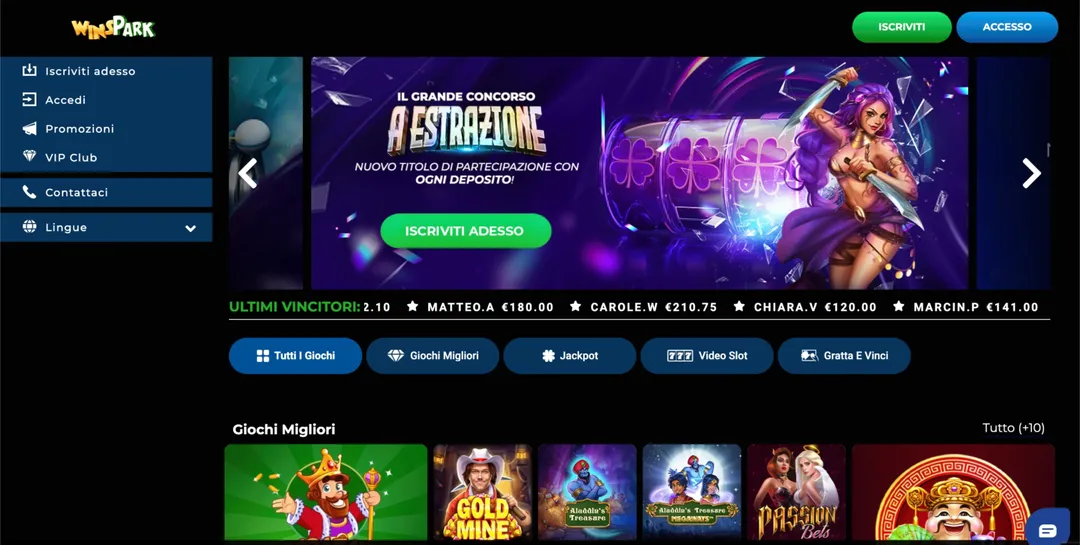 Winspark Casino Recensione