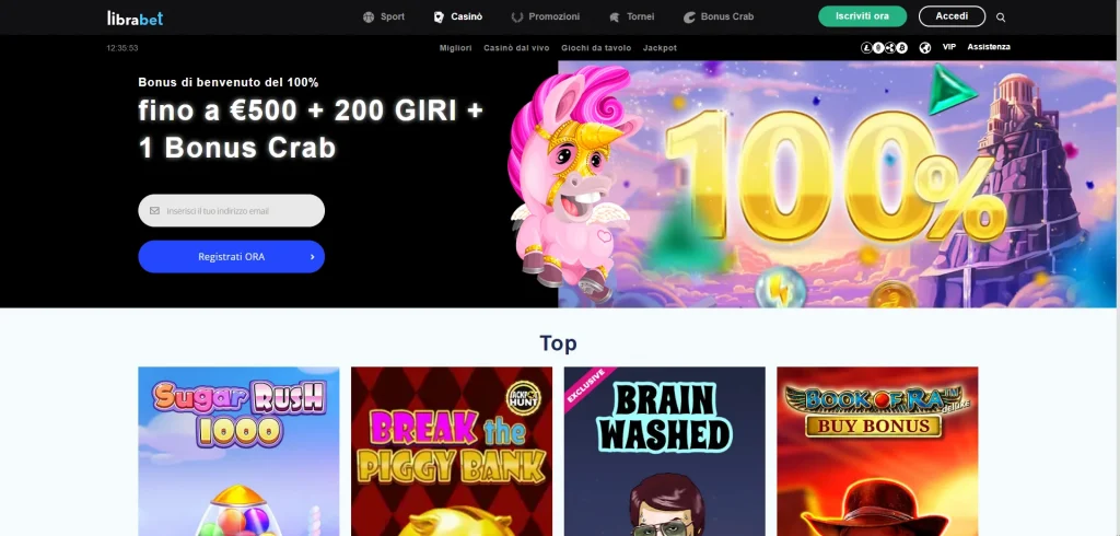 Librabet casino Giochi