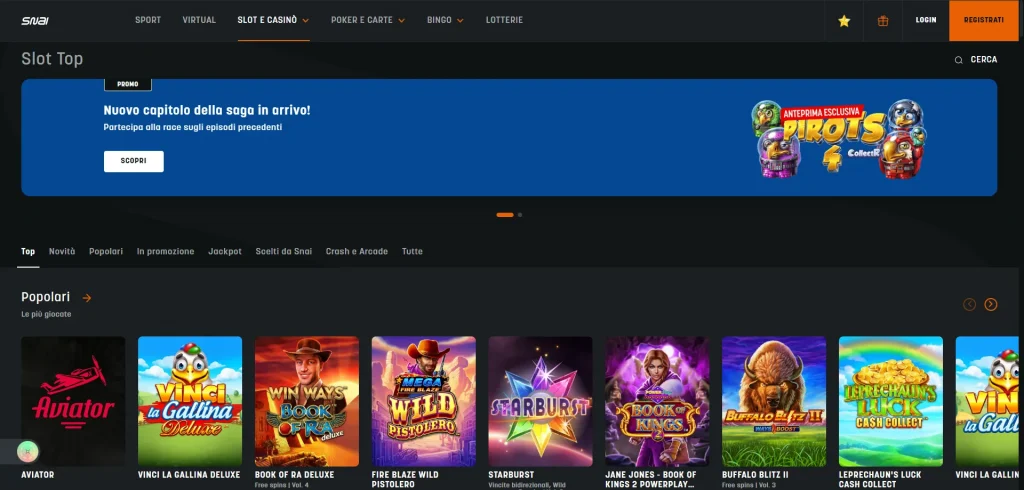 Snai Casinò Slots