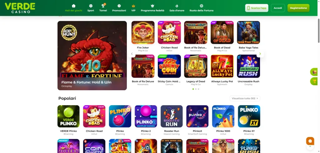 Verde Casinò Giochi