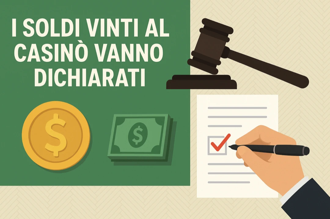 I Soldi Vinti al Casinò Vanno Dichiarati