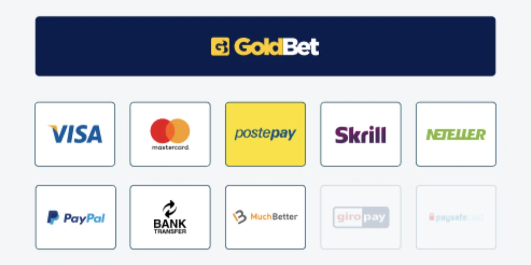 Metodi di Prelievo Goldbet